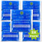 LisaCare Impacchi caldi e freddi – 5 x 15 x 14 cm – con funzione fredda – Confezione gelato – Comprime istantaneamente fresco per la prima fornitura – Adatto per uso sportivo e domestico (medio)