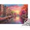 Hölzern Puzzle - Fahrräder in Amsterdam - 1000 Teile Puzzle Für Erwachsene, Holzpuzzle Mit Schöne Kunst