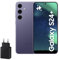 Samsung Galaxy S24+ y Cargador 45W, Móvil con IA, Smartphone Android, 12GB RAM Más Rápida, 512GB Almacenamiento, Cámara 50MP, Gran Pantalla, Batería Larga Duración, Violeta Cobalt (Versión Española)