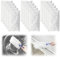 15 Pieces Dust Duster Replacement Head, Electrostatic Dust Duster Replacement Head, Dust Collector Refill, Suitable for Furniture, Cars, Ceilings (White) (15cm)