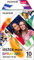 Fujifilm instax Mini Film Spray Art Border, 10 Shot Pack Multicolore & Fujifilm instax Film Mini Macaron 10 Vues Multicolore