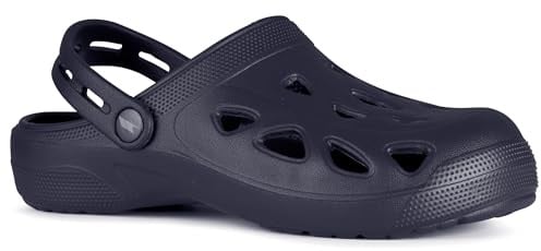 Trespass Unisex Slip-on Sandal Charter - Comfort Formed Moulded, Lightweight, Hinged Heel Strap, Ventilation Outlets, EVA