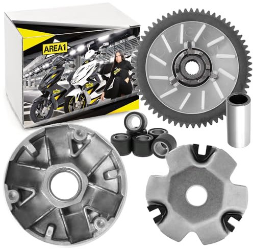 Area1 Variateur de Rechange pour Scooter 50cc 4T compatible avec Peugeot Speedfight 3, Speedfight 4, New Vivacity, Django, Kisbee, V-Click, Ludix Professional, Dafier Crazy RZ, Roma 50 DFE50QT