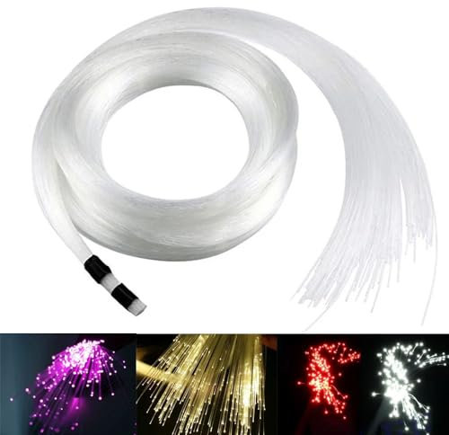 10 Mètres PMMA Fibre Optique Lumineuse 0,5mm, Câbles À Fibres Optiques, Pour Faire Des Rideaux, Des Écrans, Des Décorations De Ciel De Plafond.