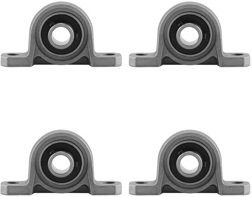 10 Mm Zinklegering Monterat Lager Kudde Blockhus Lager Insats Metall Kulaxel KP000 för Elkraft Metallurgi Textil Jordbruk