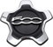 YJDWWJTB 4 Pezzi Auto Coprimozzi per Fiat 500 X,Auto Ruote Centro Cerchi Tappi Mozzo Coprimozzo Centrale Auto Accessories