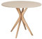 JUBI Runder Esstisch 70cm beige