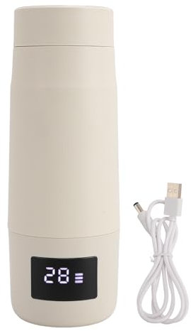 Bouilloire électrique de Voyage, Petite Bouilloire à café Portable de 300 Ml, Chaudière à Eau, Batterie 2600 MAh, Chauffe-Eau Rechargeable par USB, Mini Bouilloire à Eau Chaude