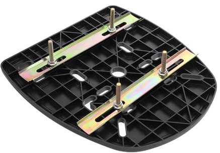 VINTORKY 1set Motorcycle Rear Box Mounting Plate Electric Motorcycle Tail Trunk Luggage Rack Base Fixed Plate Screws Attachment and Easy Installation