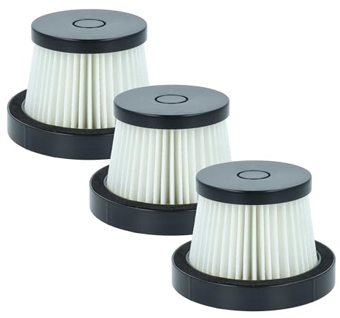 vhbw 3x Staubsaugerfilter kompatibel mit BuTure JR700 | JR400 Staubsauger - Schmutzfilter, Filtereinheit