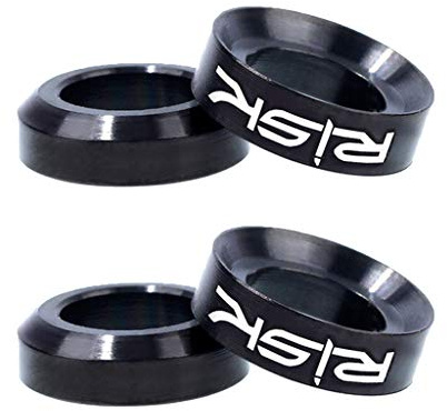 Oxtxuzdm 2 Pairs Mountain Bike Bicycle For Concave And Convex Washer Spacer For Disc Brake Caliper Group Mounting Bolts Washer