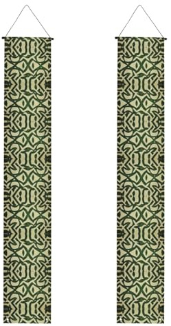 Veranda Banner WZYWHJ keltischer Knoten Drucke Dekor Wandbehang Banner Türschild für Outdoor Indoor Yard Party 30,5 x 180,9 cm