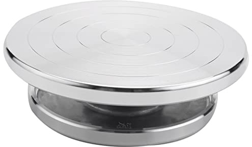 omocatch 12/15cm Double Face Aluminum Alloy Turntable for Ceramic Clay Sculpture, Pottery Wheel Rotating Platform Tools
