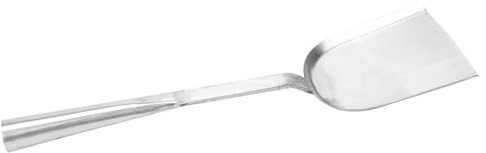 HYTROVE Steel Bbq Ash Shovel for Outdoor Barbecues and Parties, Easy to Operate Coal Scoop Tool to Efficiency, Sturdy Silver Mini Dust Pan for Those Who like Bbq