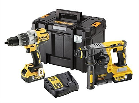 DeWalt dck229p2t-qw Kit 2 herramientas 18 V 5 Ah Li-ion – Taladro Xrp y perforador (SDS Plus