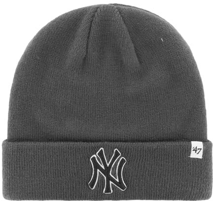 '47 MLB New York Yankees NY N.Y. Mütze Beanie Raised Charcoal Cuff Knit Wintermütze Wollmütze