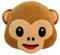 Inovey 35Cm Creative Emoji Monkey Mit Händen Werfen Kissen Plüsch Gefüllt Polster Büro Home Sofa Decor