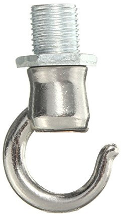 TuToy Retro Deckenhaken Halter Retro Metall Leuchter Pendelleuchte Lampe Fitting Hardware - Nickel