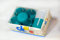 N/D Sottobicchieri Reggibicchieri in Plastica Set 6 Pezzi Porta Bicchieri Antivento Anticaduta (Verde)