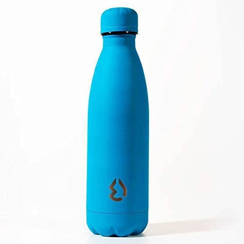 Botella Water Revolution Termo INOX. Premium 500ml antigoteo, Alta Resistencia, BPA Free (Azul Flúor)