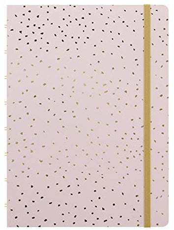 Filofax Confetti A5 Refillable Notebook in Rose Quartz, 115118