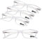 TERAISE 4-Stücke Lesebrille für Herren und Damen - Anti-Blaulicht, Leicht, Modisch und Komfortabel - Robuste Computer-Lesehilfe mit Blaulichtfilter und Federscharnier (2.0X)