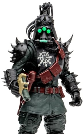 McFarlane Toys, 7-Inch Warhammer 4000 Darktide Traitor Guard Exclusive Action Figure With 22 Moving Parts, Multicolour Collectible Warhammer Figure With Collectors Stand Base – Ages 12+