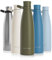 LARS NYSØM Gourde INOX 750ml | 0.75L Bouteille d’eau isolée | Gourde étanche pour Le Sport, la Bicyclette, Les Enfants (Olive Green, 750ml)