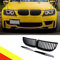 POETRYXIAO Kühlergrill Nierenschwarz glänzend Einzelbrücke für 2005–2008 3er E90 E91, geeignet für Tuning