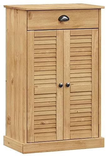 vidaXL Zapatero Vigo Madera Maciza de Pino 60x35x96 cm