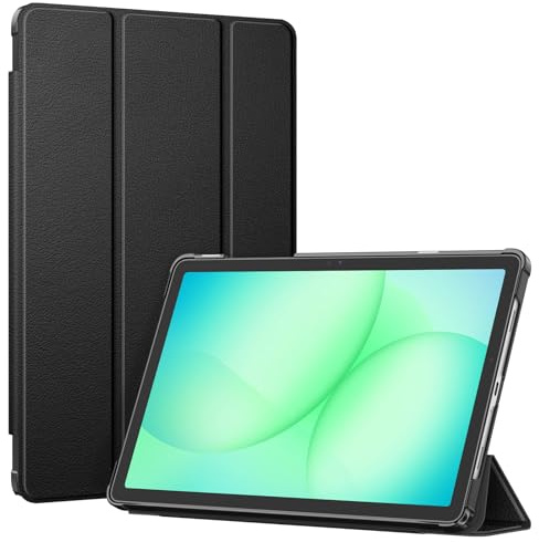 Fintie Hülle für Samsung Galaxy Tab A9 Plus 11 Zoll 2023, Ultradünne Kunstleder Schutzhülle mit Auto Schlaf/Wach Funktion Cover für Tablet A9+ SM-X210/X216/X218, Schwarz