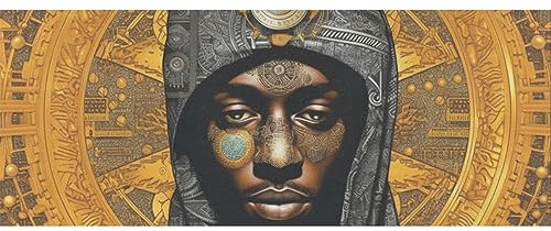 DNOVING 2 Rollen Hip Hop Geburtstag Geschenkpapier - 147,3 x 58,4 cm Geschenkpapier für Jungen & Mädchen Geburtstag & Weihnachten GWP-809596942