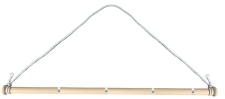 Beyeutao Tapisserie-Kleiderbügel aus Holz, Teleskopstange, verstellbare Holztapisserie, Hängestange, 40,6-71,1 cm, Wandteppiche, Wandaufhängung, Stangen, Teppichaufhänger für Wände