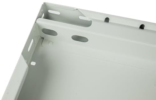 qpool24 Zusatz-Fachboden MULTIplus250 750x600 mm, RAL 7035 lichtgrau, inkl. 8 Schauben + Muttern