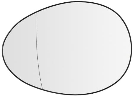 SENZEAL Wing Mirror Glass Heated Replacement Left Passenger Side for Mini Cooper R55 R56 R57 R58 R59 R60 R61 51162755625 (Left)