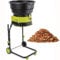 QYOEGSQ Electric Leaf Mulcher Compost Shredder,2500W Garden Leaf Crusher with Wheels and Storage Bag,8000rpm Electric Chipper,for Yard Cleanup, Composting