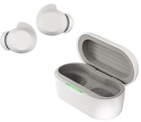 LG xboom Buds, auricolari wireless Bluetooth e auricolari sportivi con cancellazione attiva del rumore, Bianco
