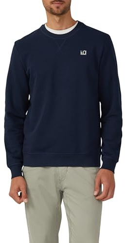 s.Oliver Weiches Sweatshirt aus Baumwollmix mit Crew Neck