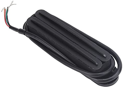 Joyance Dual Rail Humbucker Dual Rail Humbucker Pickup, 11K Keramik Magnet E-Gitarre Accory, Dual Coil Design, Weiß und Schwarz Schiene, geeignet für verschiedene Musikinstrumente