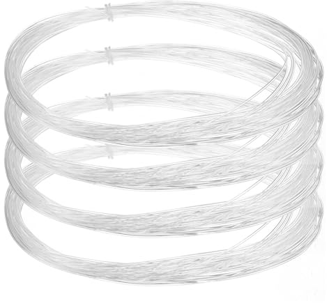sourcing map Fishing Line Wire Nylon Fishing String Wire Monofilament Invisible Cord for Hanging Decorations Balloon Crafts Jewelry Beading Making