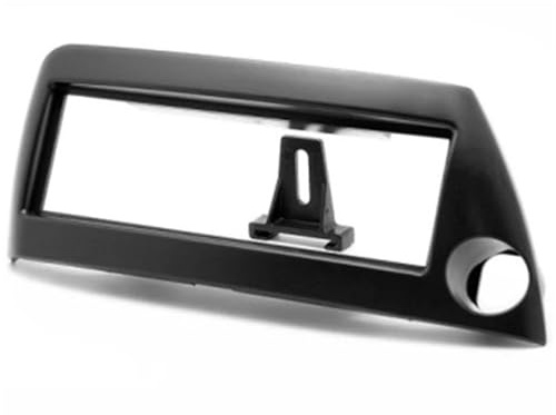 Panneau Façade D'autoradio Cadre D'autoradio Simple DIN Kit De Montage Garnitures Façades Cache De Montage pour Ford Ka 1996-2008(Black)