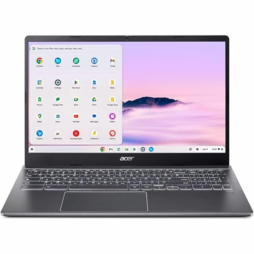 Acer Chromebook Plus 515 CBE595-2T CBE595-2T-36DM 15.6 Touchscreen Chromebook - Full HD - 60 Hz - Intel Core 3 100U - 8 GB - 256 GB SSD - English (US) Keyboard - Iron