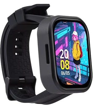 ESP32-S3 2.06inch AMOLED Touch Watch Development Board, 32-bit LX7 Dual-core, 410×502 Pixels, QSPI, Onboard Dual Digital Microphones Array, ESP32 with Display, Onboard PCF85063 R T C Chip (With Batt)