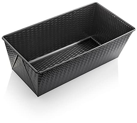 Grizzly - Molde rectangular para pan y bizcochos de 30 x 15 cm, resistente a la masa madre, antiadherente, con borde elevado