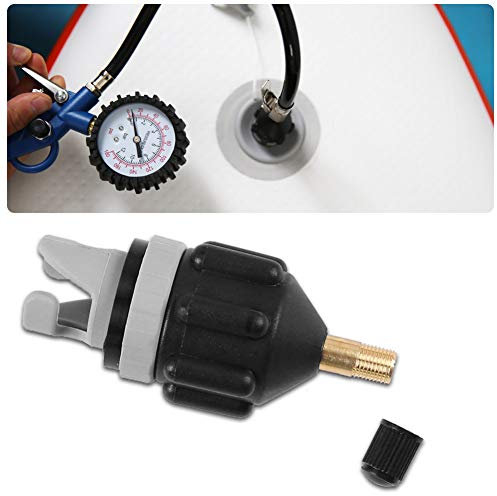 Amoyeric Adaptateur à Valve Compresseur Adaptateur Pneumatique Sup Board pour Schrader Bateau Gonflable Kayak Accessoire
