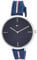 Tommy Hilfiger Montre Analogique à Quartz pour Femme avec Bracelet en Silicone Bleu Marin - 1782154
