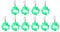 Amosfun Grüne Kleeblatt Ohrringe Led Klee Leuchten Ohrringe Ohrentropfen St. Patricks Day Glowing Earrings Irish Party Favor Kostüm Zubehör 5 Pairs
