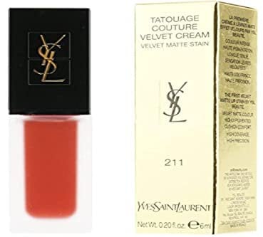 Tatouage Couture Velvet Cream Liquid - 211 Chili Incitement by Yves Saint Laurent for Women - 0.2 oz Lipstick