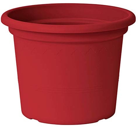Euro3plast Geo Blumentopf 40 cm rund in Rot 1978.T6 (40 cm)