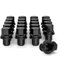 EOTH Radmuttern mit geschlossenem Ende, 4,6 cm, Schwarz, 14 x 1,5 cm, 2,2 cm Sechskant-Radmuttern für Land Rover LR3, LR4, Range Rover und Sport, 20 Stück